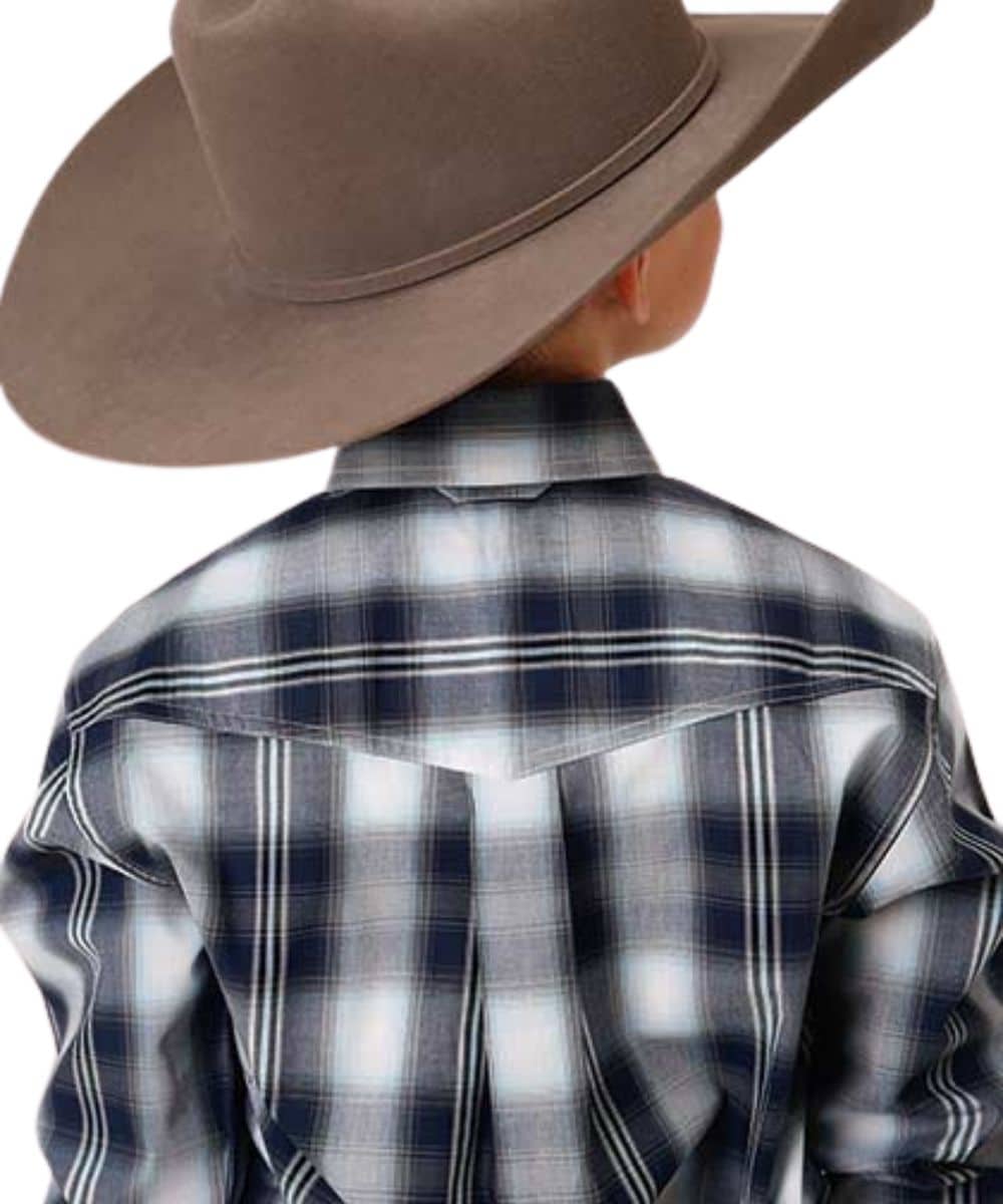 Roper Boys' Plaid Button Down Shirt - Image 2
