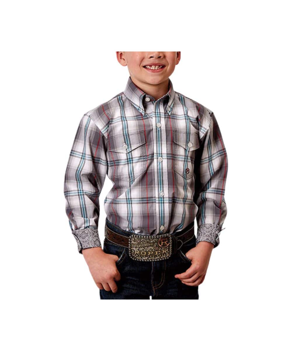 Roper Boys' Button Down Shirt