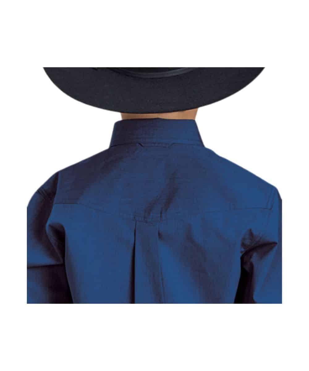 Roper Boys' Cobalt Button Down Shirt - Image 2