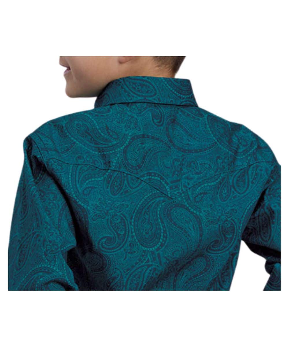 Roper Boys' Paisley Snap Shirt - Image 2