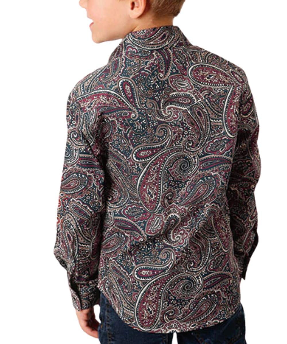 Roper Boys' Ruby Falls Snap Shirt - Image 2