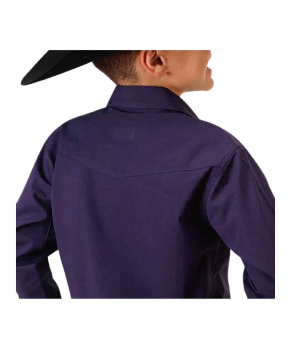 Roper Boys' Western Snap Shirt - Image 2