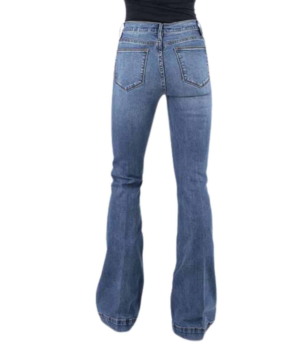 Stetson Women's High Rise Flare Jean - Image 2