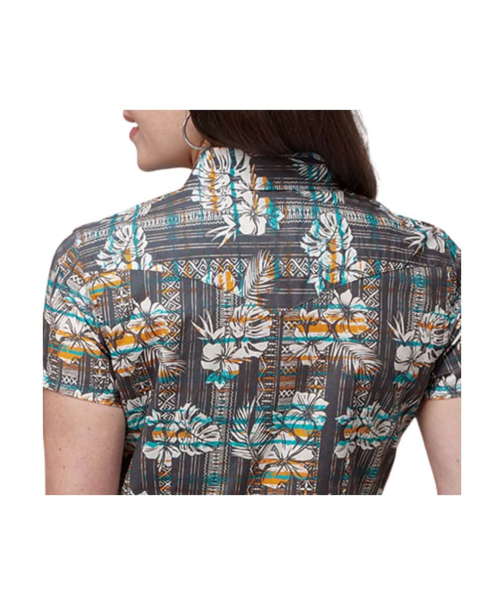 Roper Women's Tropical Performance Snap Shirt - Image 2
