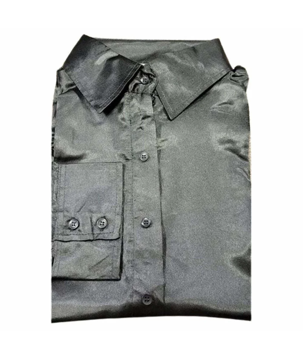 Royal Highness Women's Concealed Zipper Sateen Shirt - Image 2
