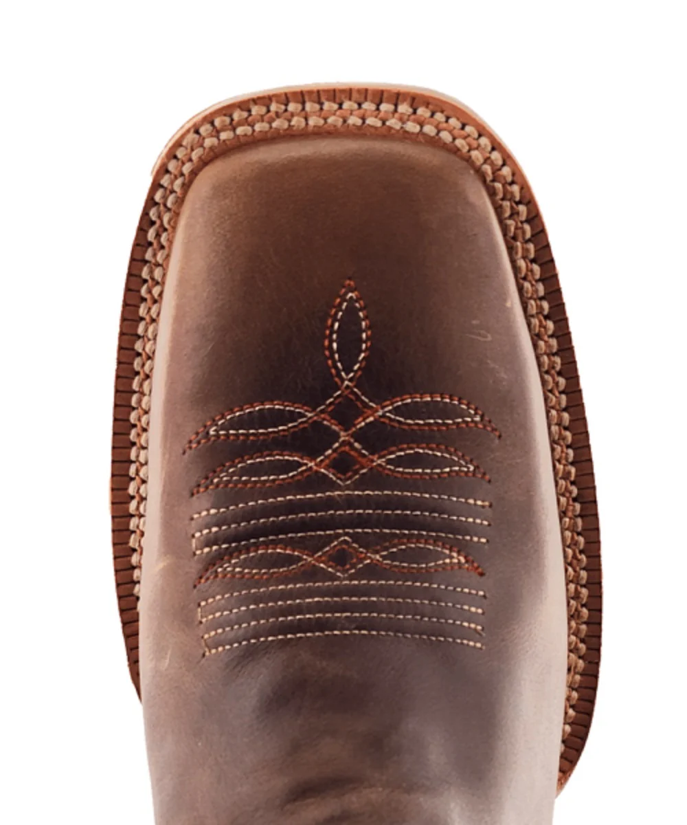 R. Watson Men's Cowhide Wide Square Toe Boot - Image 3