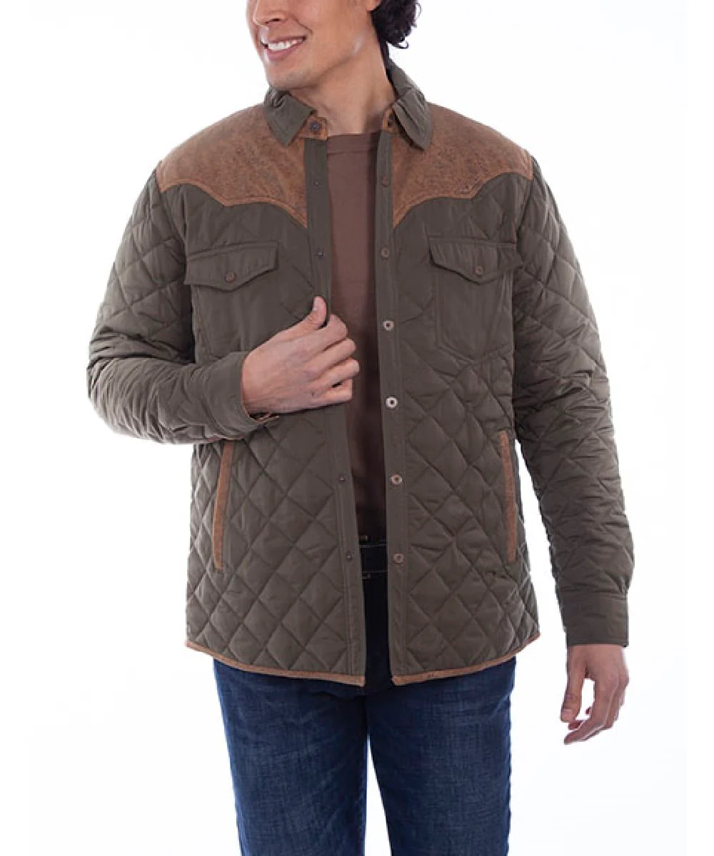 Scully Men's Quilted Canvas Jacket - Image 2