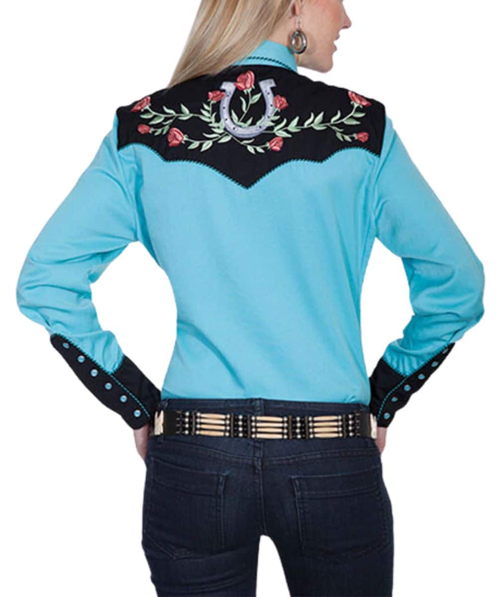 Scully Women's Embroidered Snap Shirt - Image 2