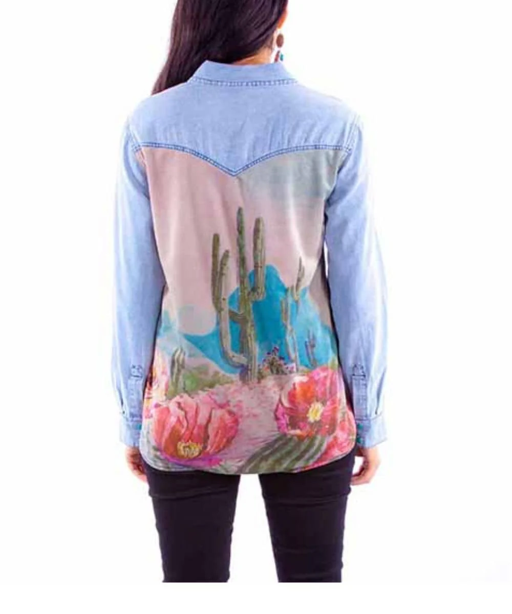 Scully Women's Cactus Snap Shirt - Image 2