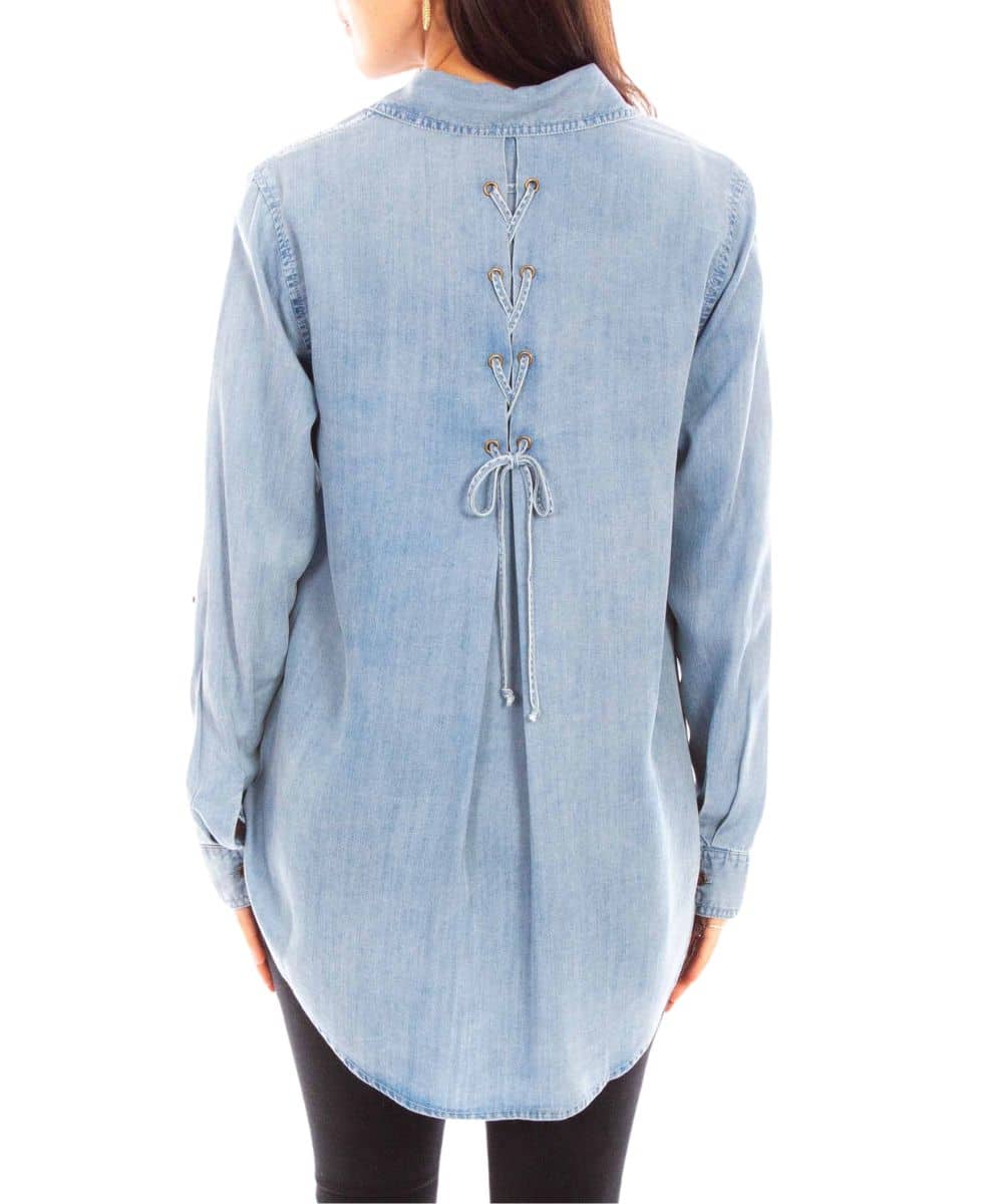 Scully Women's Denim Blouse - Image 2