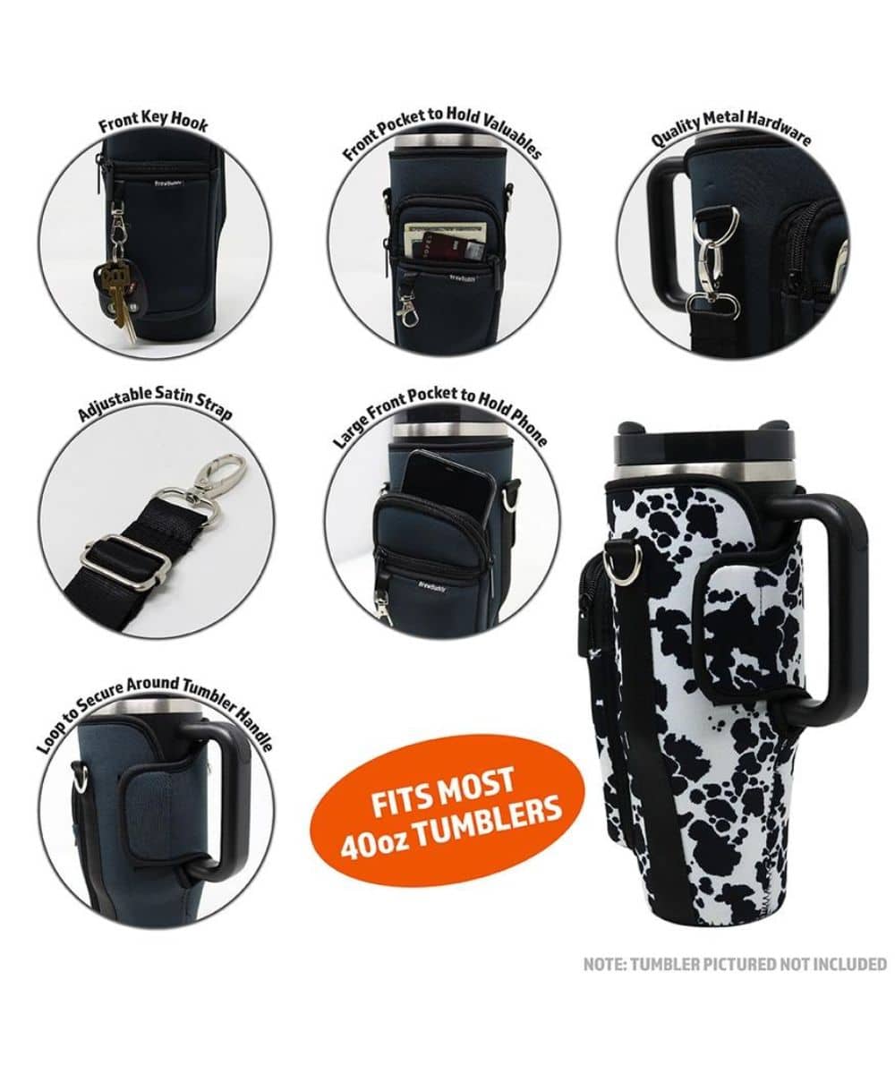 Seriously Shea Cow Crossbody Tumbler Bag - Image 2