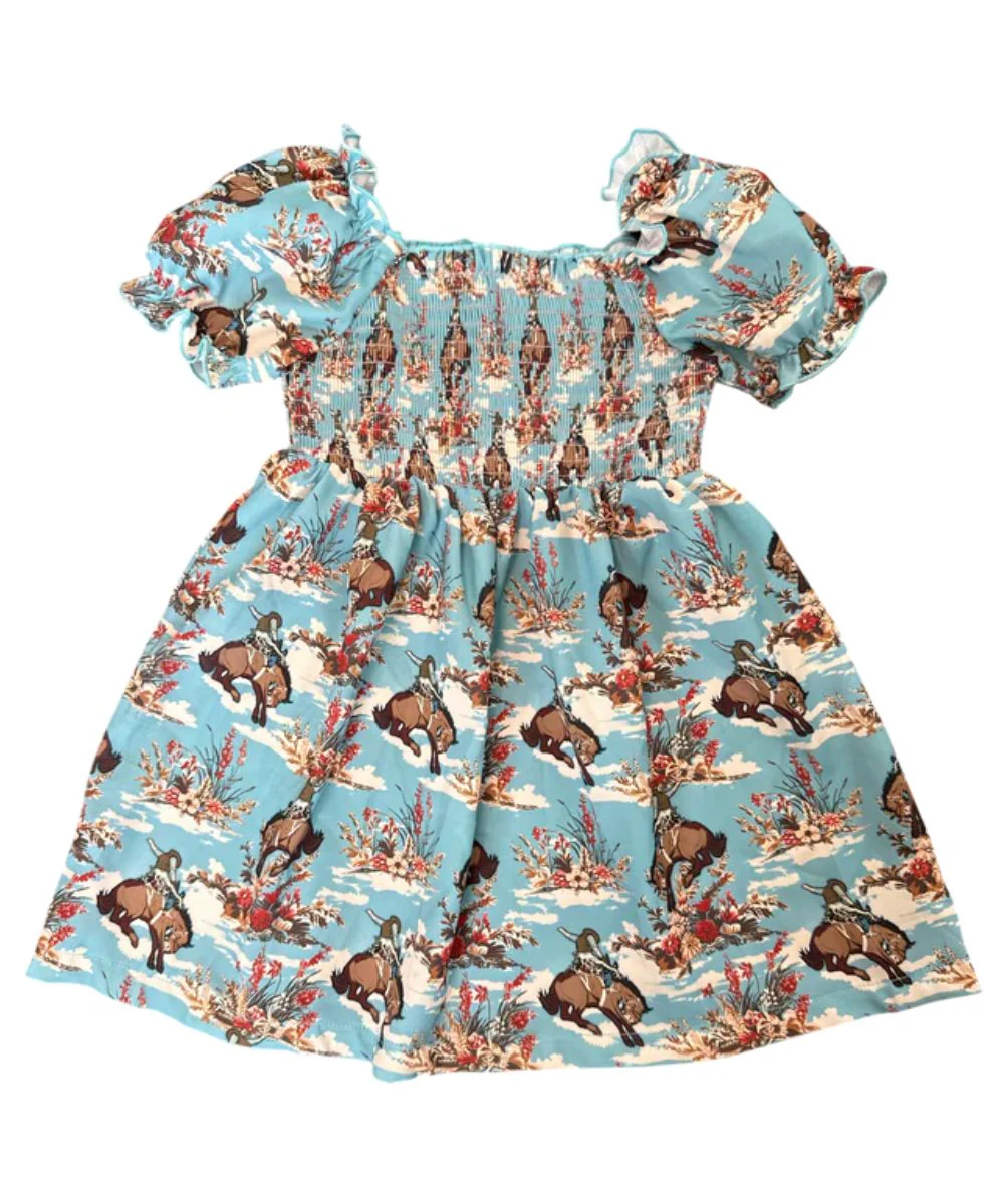 Shea Baby Little Girls' Bucking Bloom Dress - Image 2