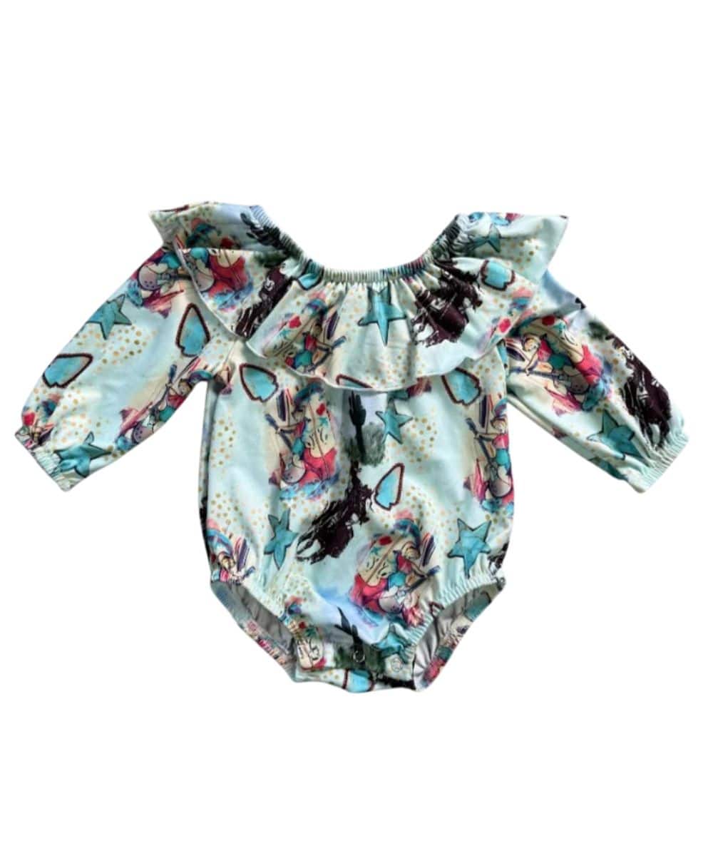 Shea Baby Infant Girls' Cowgirl Onesie - Image 2