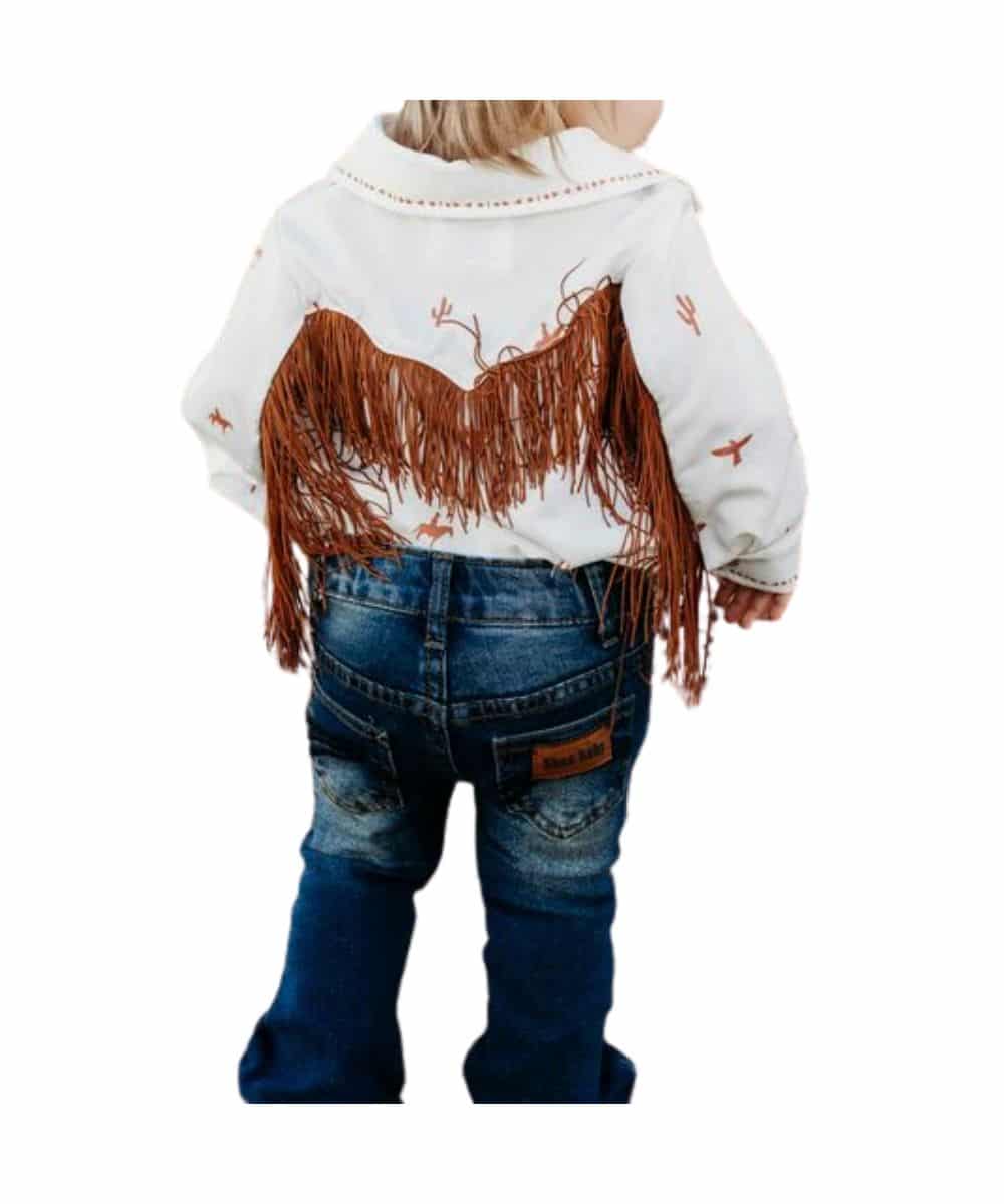 Shea Baby Infant Girls' Desert Horizon Snap Shirt - Image 2