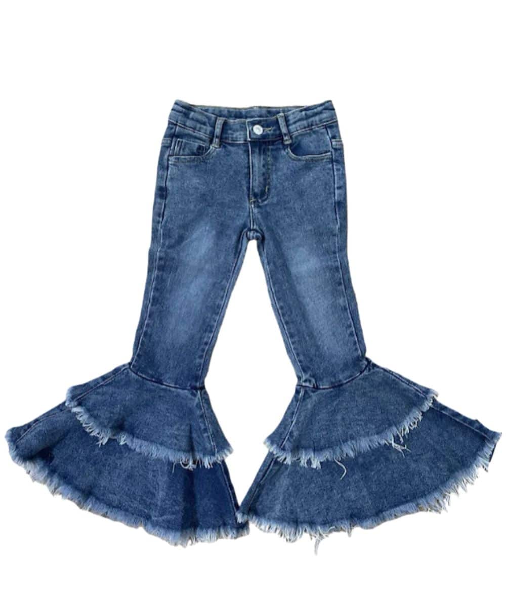 Shea Baby Little Girls' Bell Bottom Jean - Image 2