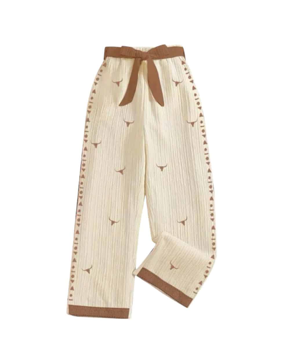 Shea Baby Little Girls' Desert Horizon Pants & Vest Set - Image 3