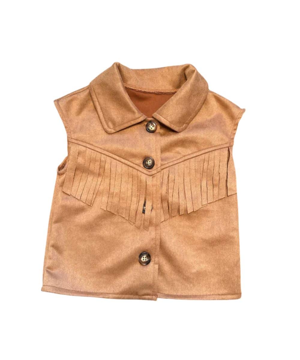 Shea Baby Little Girls' Horseshoe Vest - Image 3