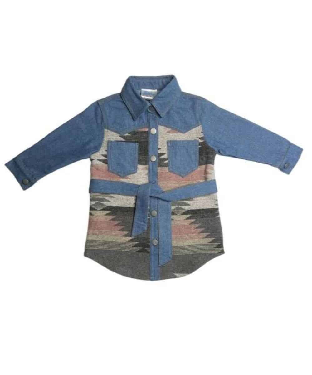 Shea Baby Toddler Girls' Aztec Dress - Image 2