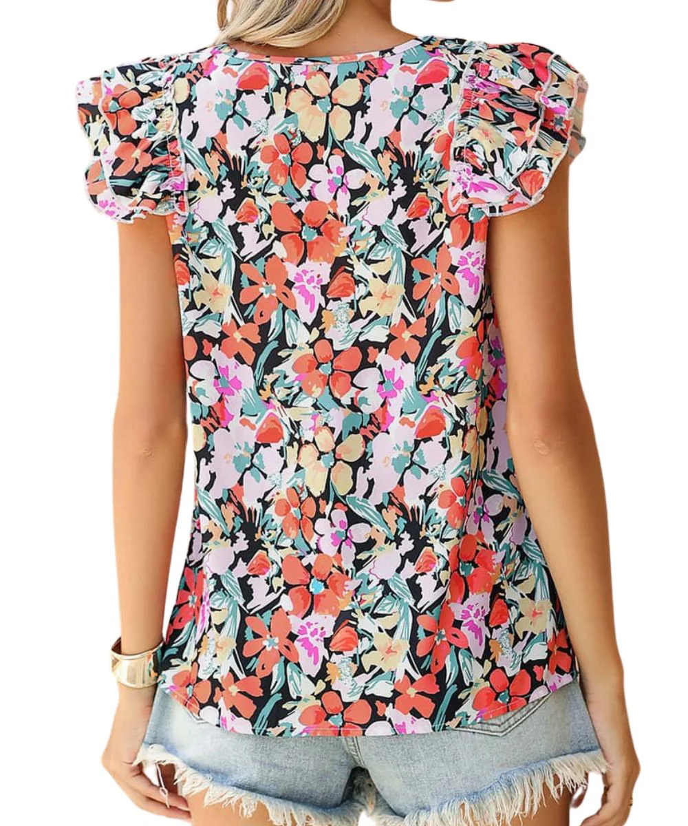 Shewin Women's Floral Blouse - Image 2