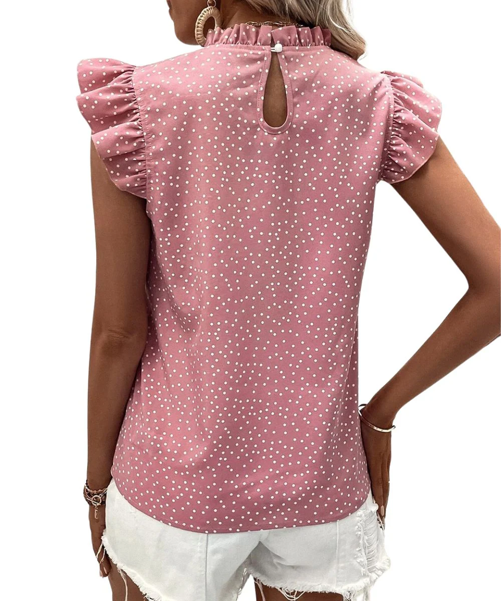 Shewin Women's Polka Dot Blouse - Image 2