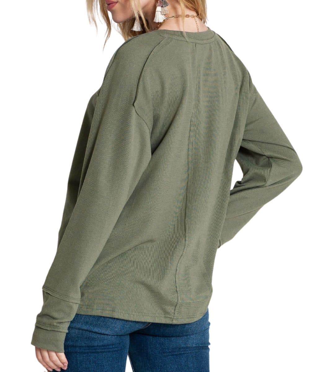Shewin Women's Retro Patchwork Top - Image 2