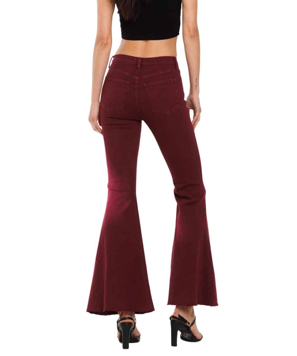 Sneak Peek Women's High Rise Flare Jean - Image 2