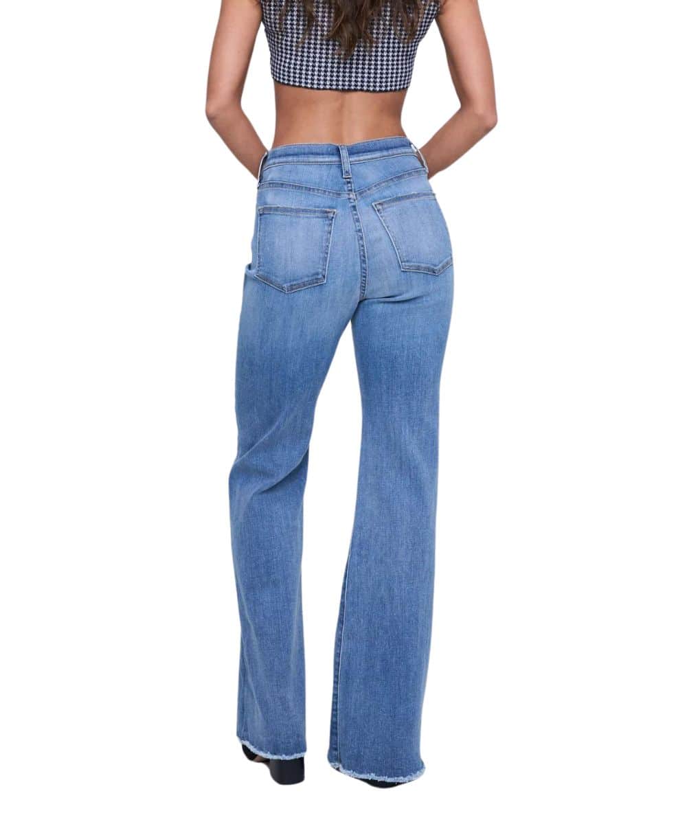 Sneak Peek Women's High Rise Flare Jean - Image 2