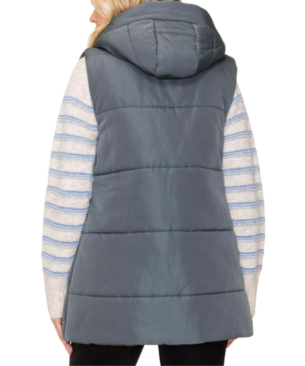 Staccato Women's Duster Puffer Vest - Image 2