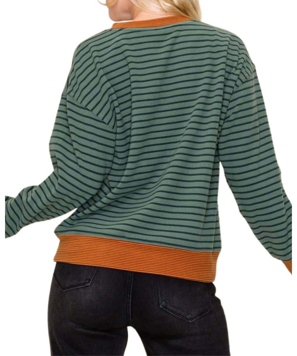 Staccato Women's Striped Sweatshirt - Image 2