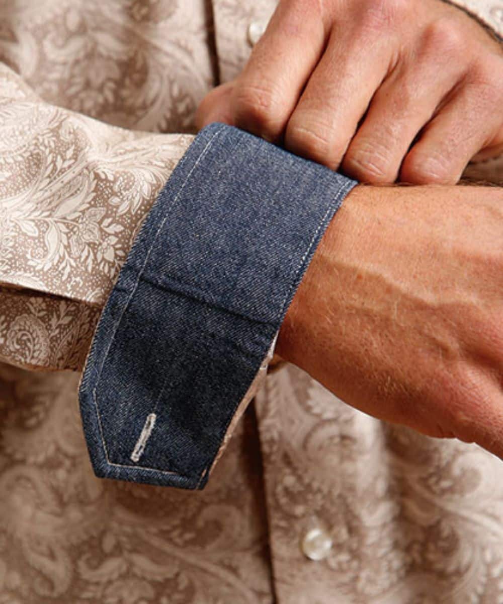 Stetson Men's Paisley Button Down Shirt - Image 3