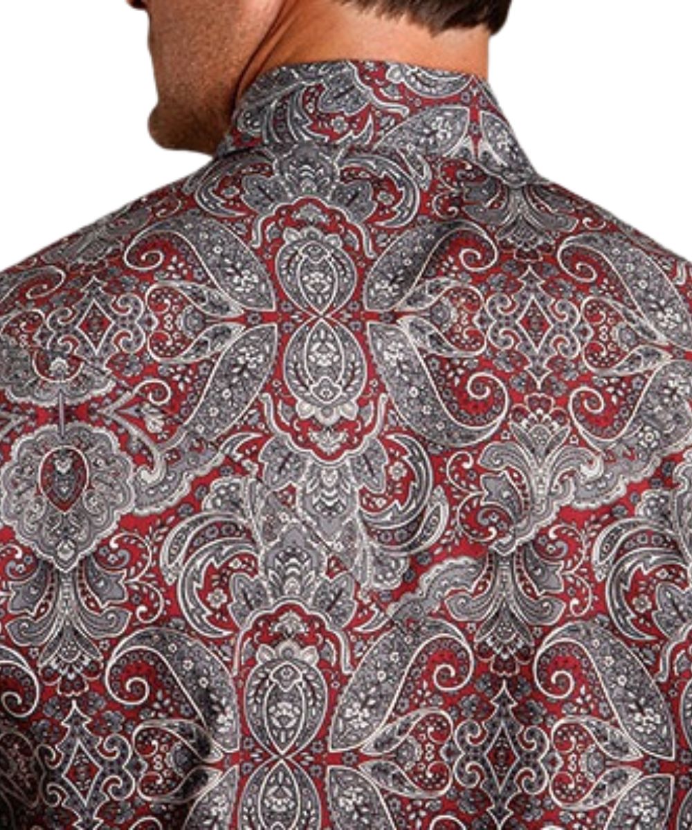 Stetson Men's Paisley Snap Shirt - Image 2