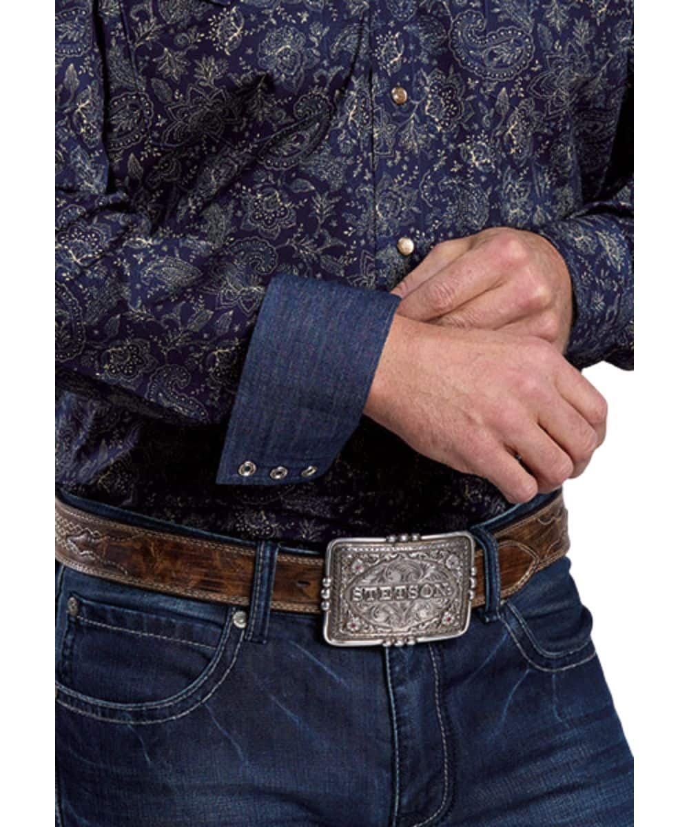 Stetson Men's Western Snap Shirt - Image 3