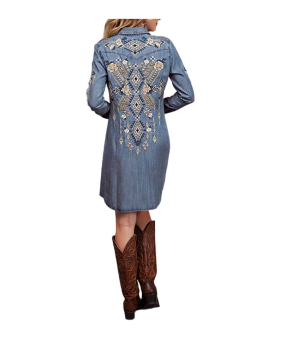 Stetson Women's Denim Shirt Dress - Image 2