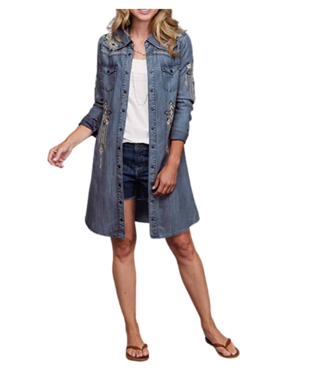 Stetson Women's Denim Shirt Dress - Image 3