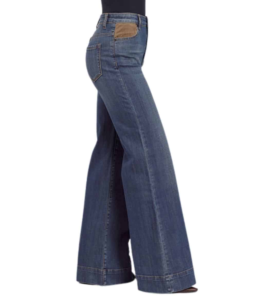 Stetson Women's Wide Leg Western Jean - Image 3