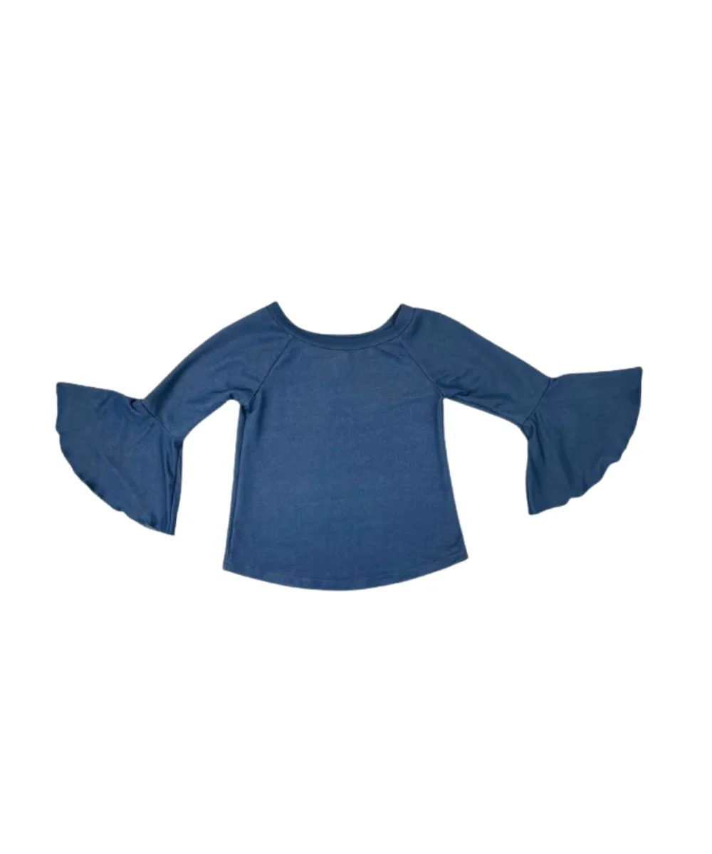Shea Baby Little Girls' Denim Bell Shirt - Image 2