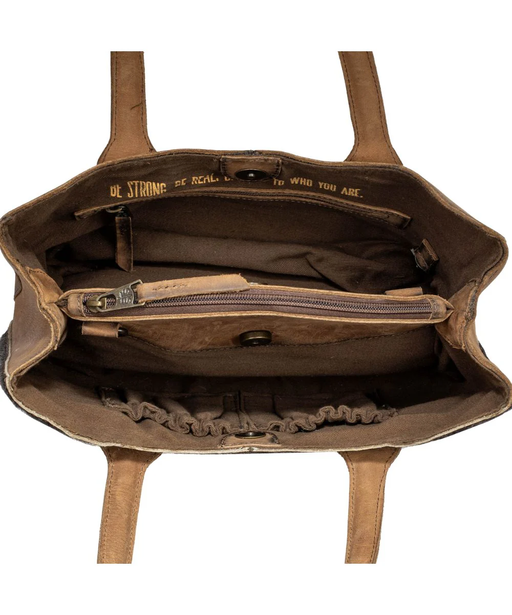 STS Women's Cowhide Josie Satchel Bag - Image 3