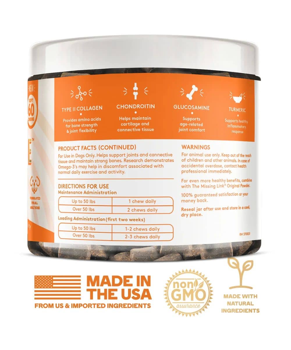 The Missing Link Collagen Care Chews For Dogs - Image 3