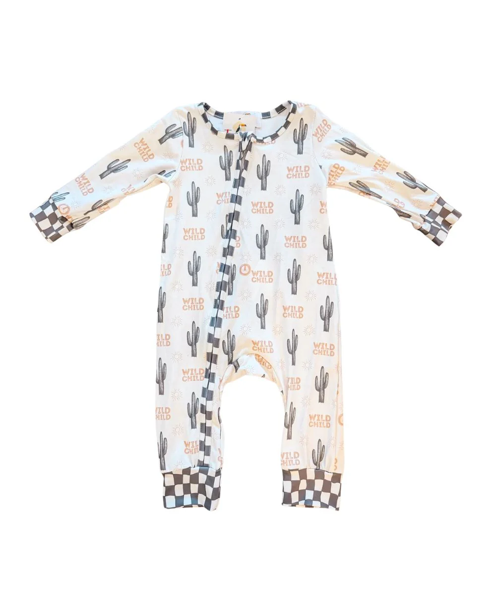 The Wellington Co Infant TwoCan Wild Child Romper - Image 2