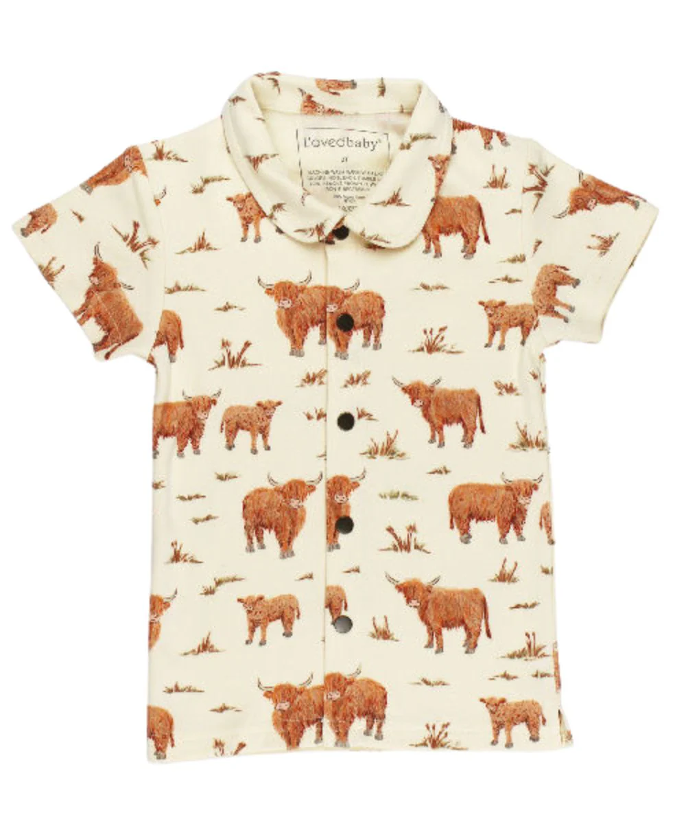 L'oved Baby Toddler Boys' Highland Snap Shirt - Image 2