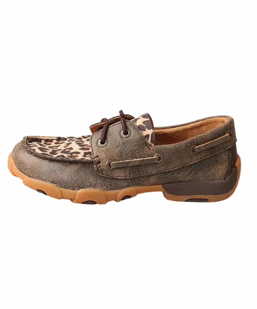Twisted X Girls' Boat Shoe Driving Moc - Image 4