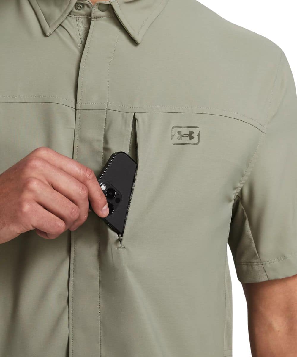 Under Armour Men's Fish Pro Hybrid Snap Shirt - Image 3