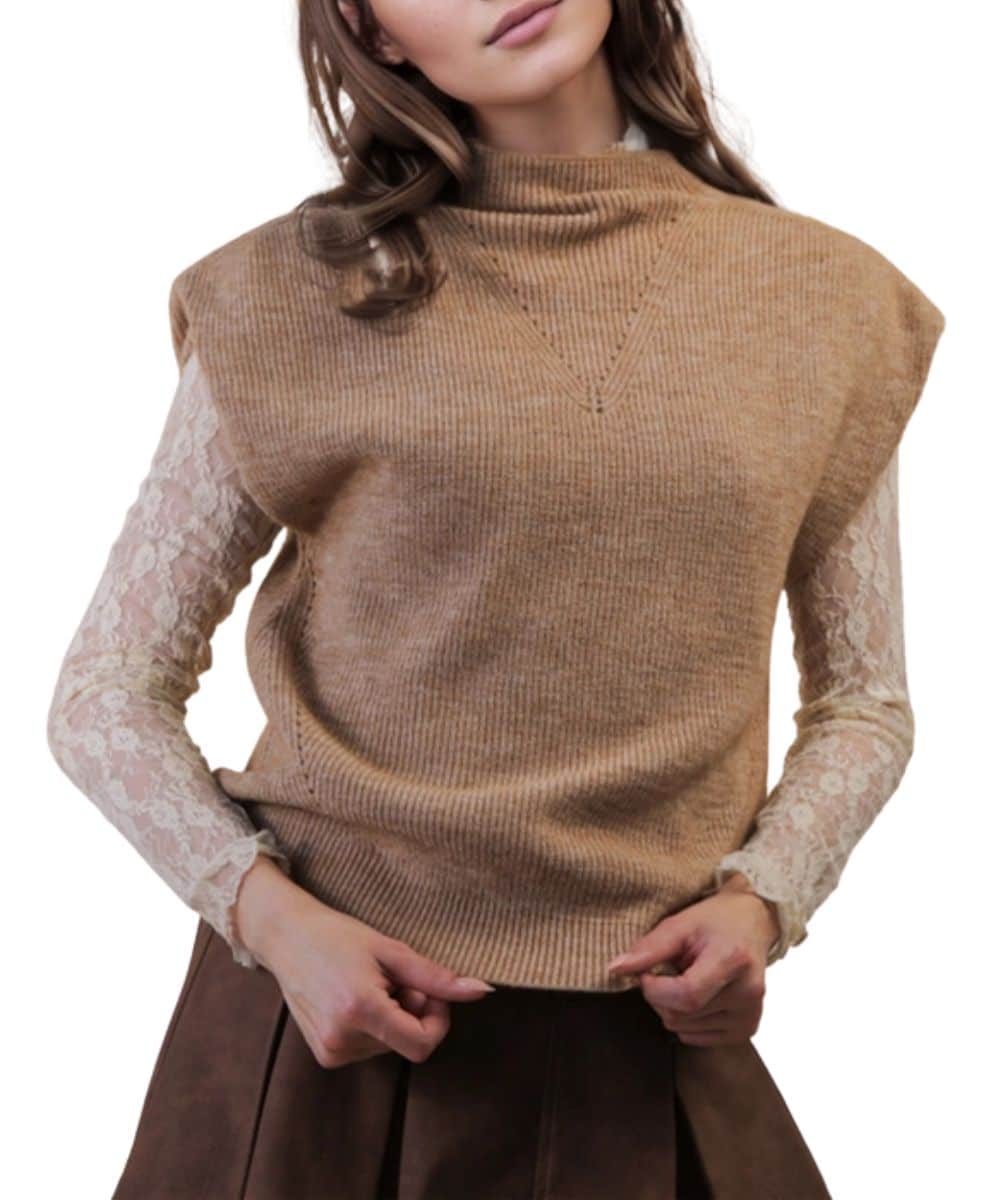 Very J Women's Sweater Vest Top - Image 3