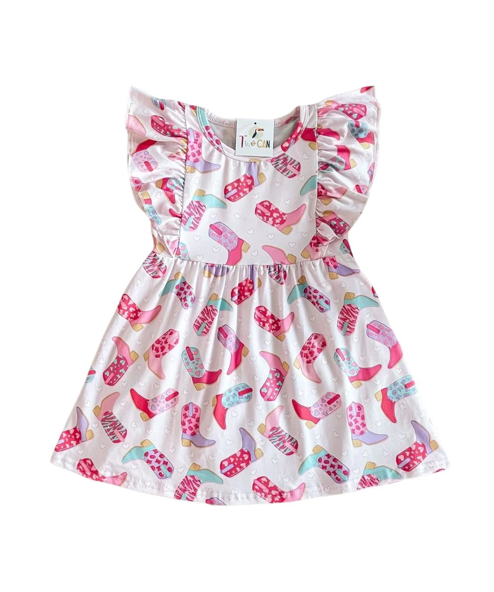 The Wellington Co Toddler Girls' TwoCan Girly Boots Dress - Image 2