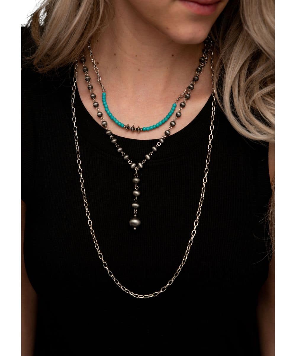 West & Co. Women's 3 Strand Necklace - Image 2
