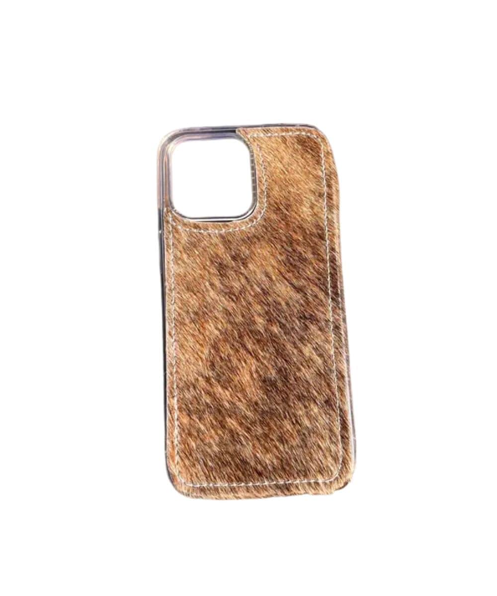 Western Linens Cowhide iPhone Case - Image 2