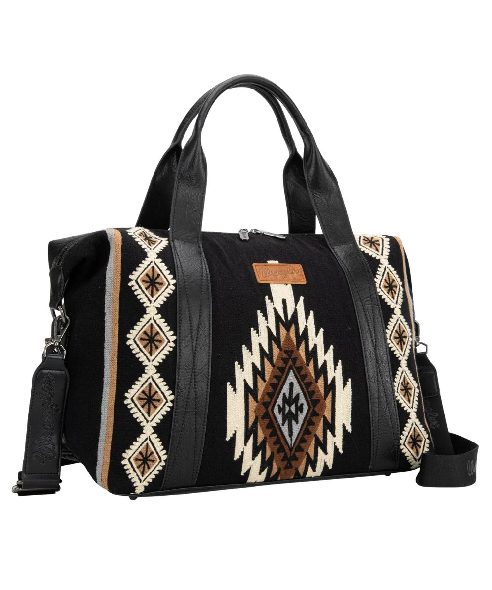 Montana West Women's Wrangler Southwestern Duffle Bag - Image 4