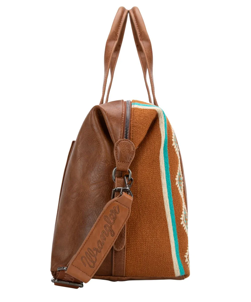 Montana West Women's Wrangler Southwestern Duffle Bag - Image 3