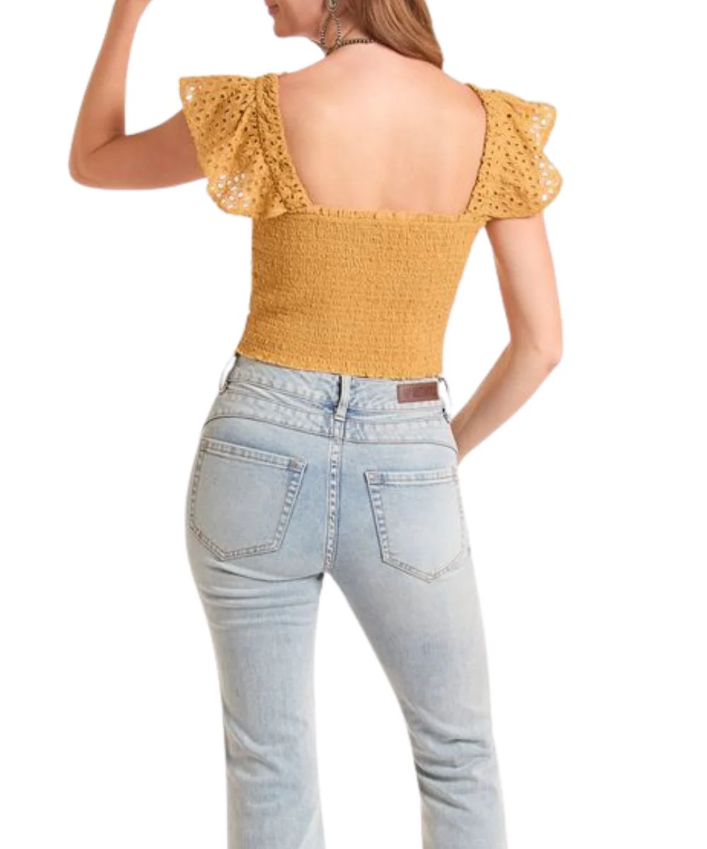 Rock & Roll Cowgirl Women's Eyelet Blouse - Image 4