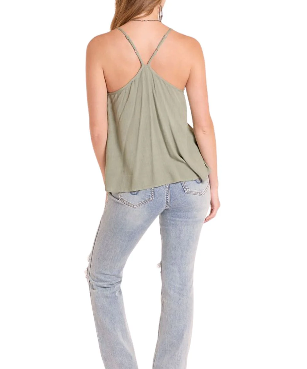 Rock & Roll Cowgirl Women's Lace Tank Top - Image 2